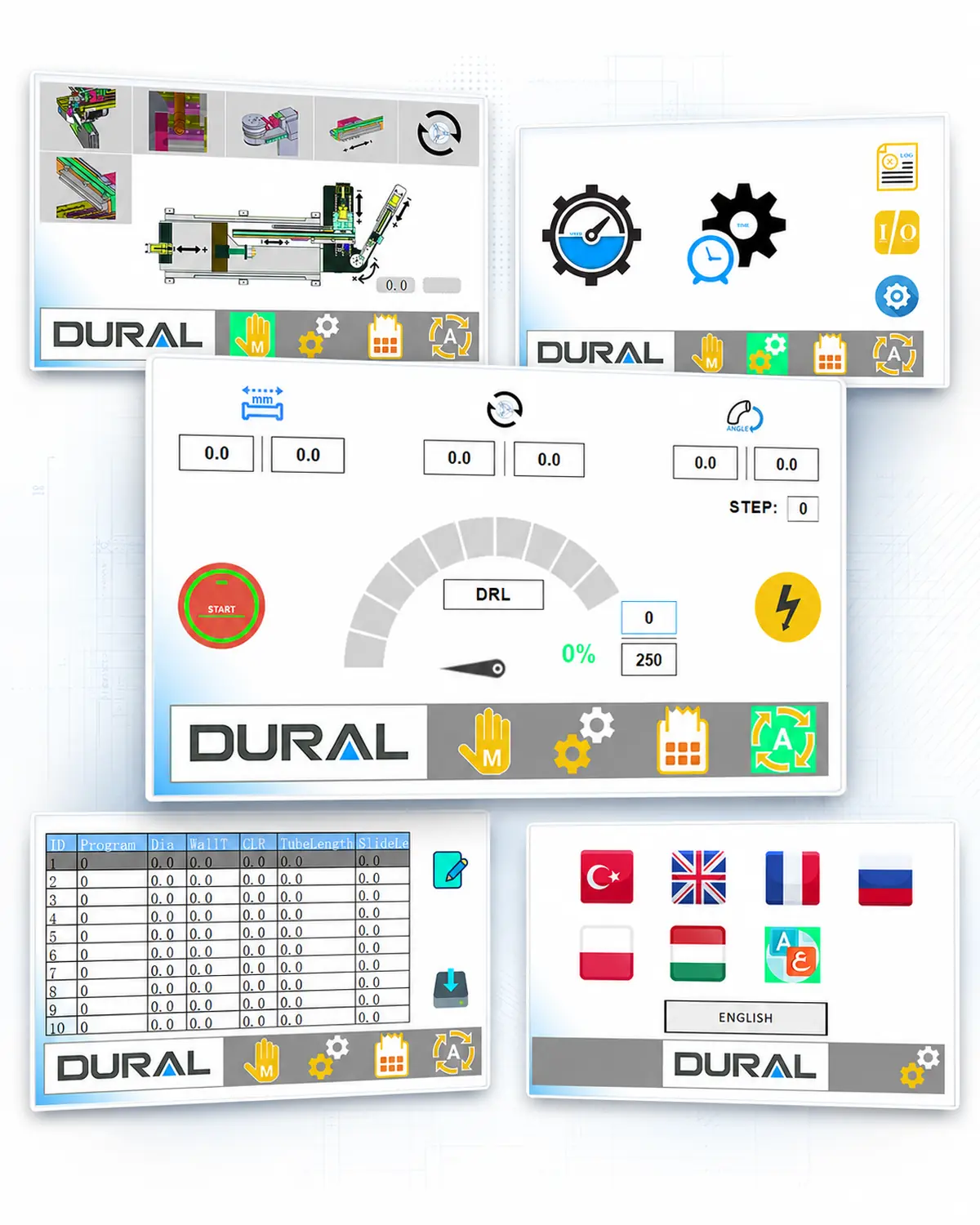 Duralbend_HMI_Software