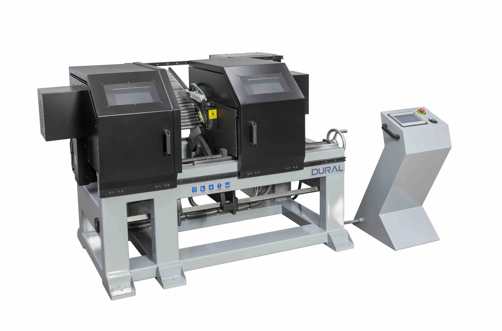 Bora B2 pipe chamfering machine with the optional automatic tube feeding system